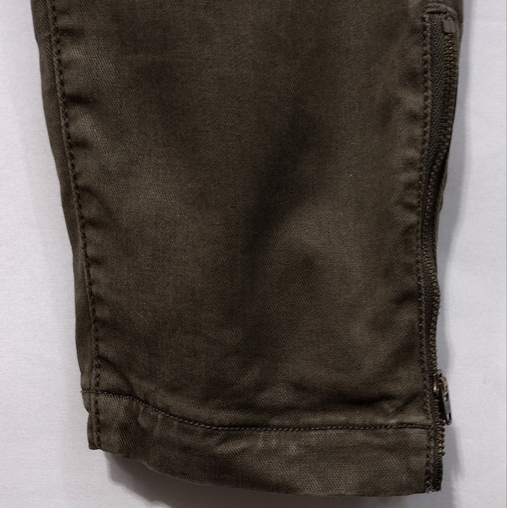 Joie Jeans Park Skinny Utility Pants Womens 32 Green Boho Retro 90s Y2K Casual - Picture 5 of 11